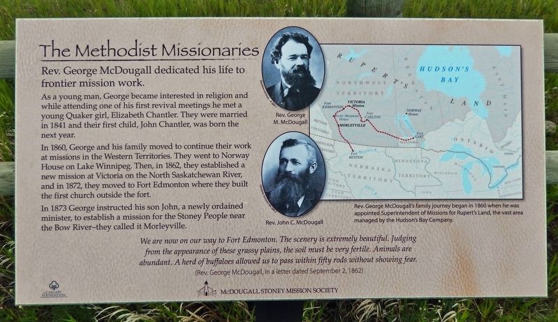 The Methodist Missionaries Marker image. Click for full size.
