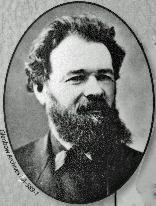 Marker detail: Rev. George M. McDougall. Click for full size. Marker detail: Rev. George M. McDougall image. Click for full size.