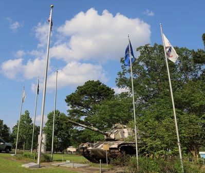 West Louisiana Veterans Memorial and Park Marker image. Click for full size.