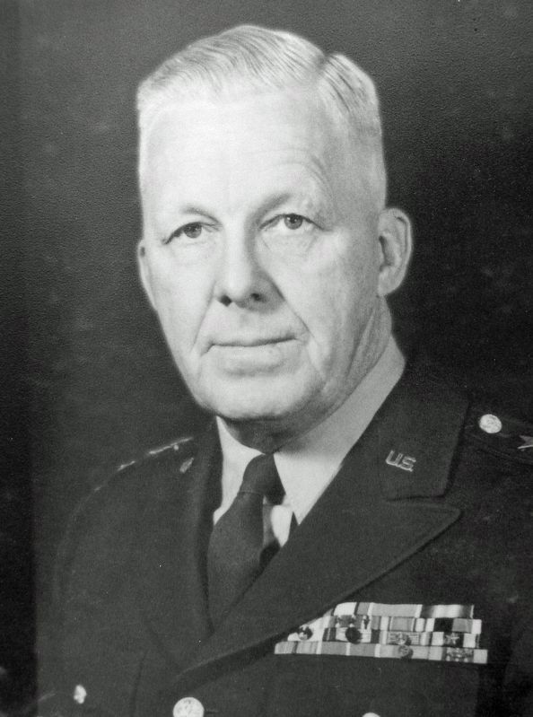 Marker detail: Lieutenant General Stanley Raymond Mickelsen (1895-1966) image. Click for full size.