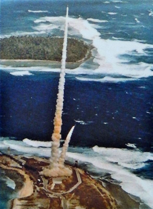 Marker detail: Sprint Missile Test at Kwajalein image. Click for full size.
