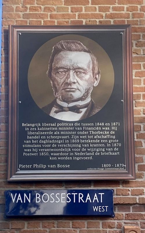 Pieter Philip van Bosse Marker image. Click for full size.