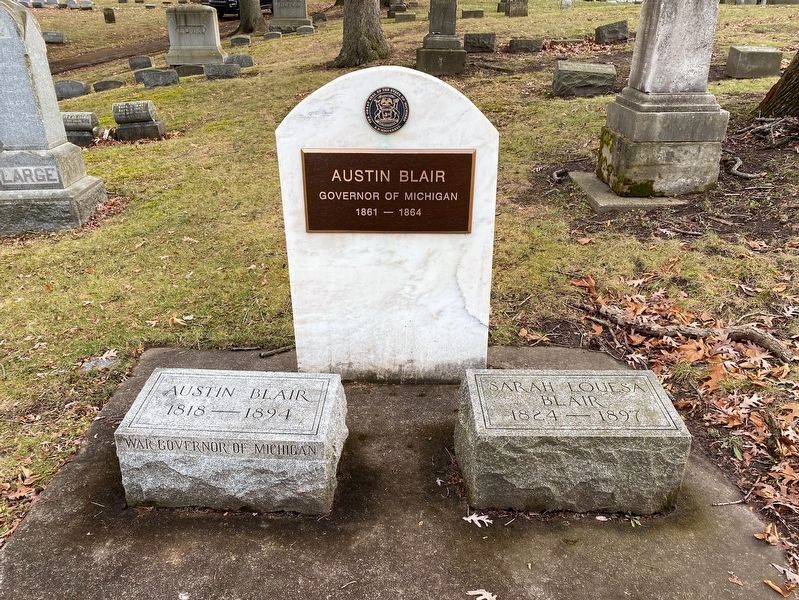 Austin Blair Grave. Click for full size. Austin Blair Grave image. Click for full size.