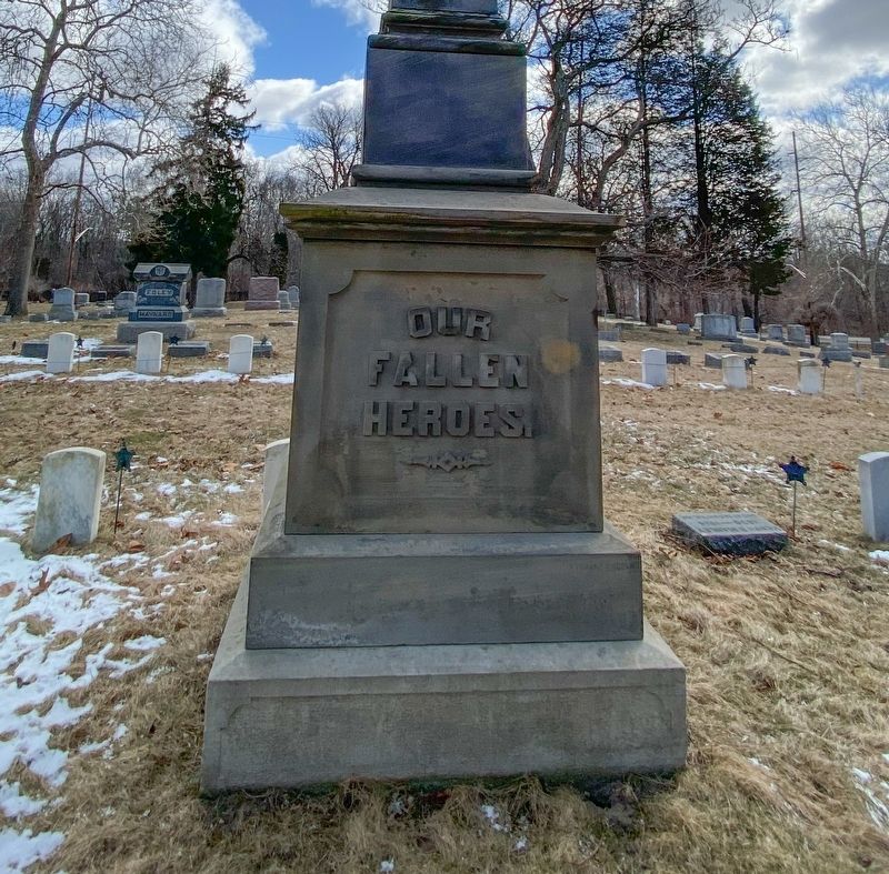 Civil War Memorial Marker. Click for full size. Civil War Memorial Marker image. Click for full size.