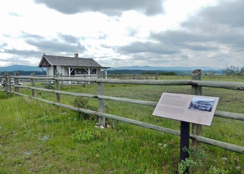 Establishing Morleyville Marker image. Click for full size.