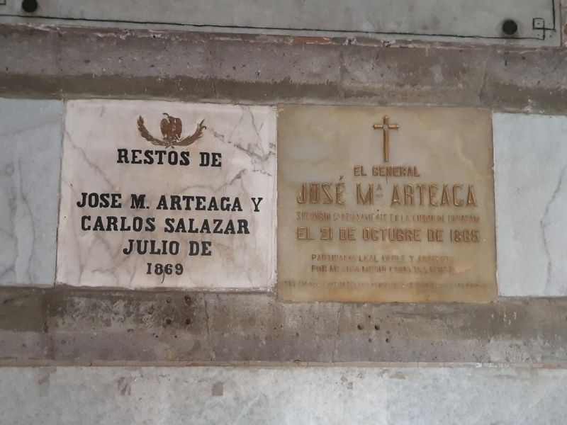Gravestones of the Martyrs of Uruapan image. Click for full size.