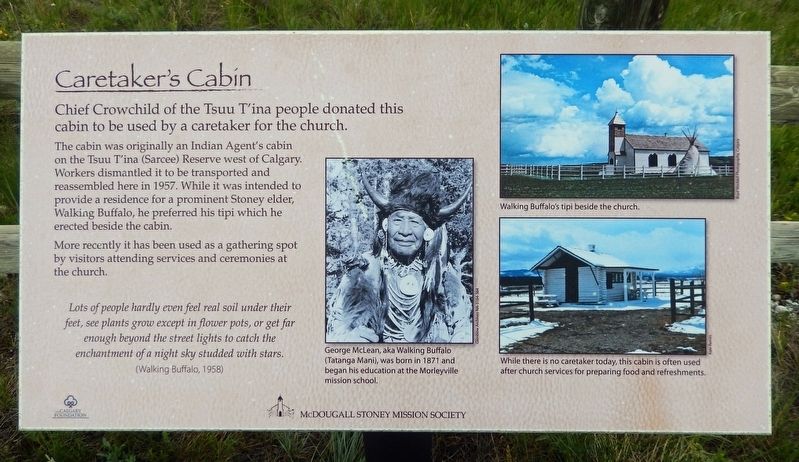 Caretaker's Cabin Marker image. Click for full size.