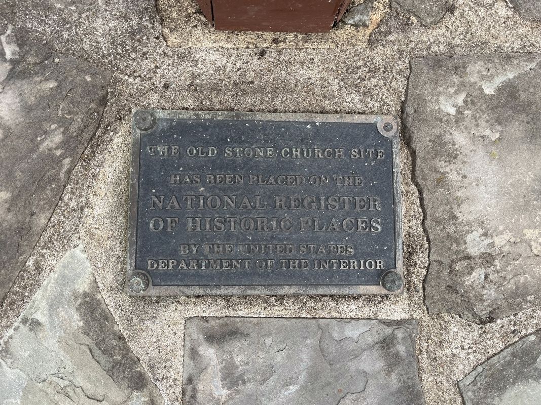 National Register of Historic Places plaque for the Site image. Click for full size.