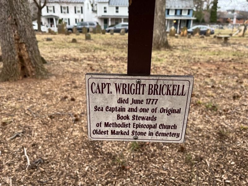 Capt. Wright Brickell Marker. Click for full size. Capt. Wright Brickell Marker image. Click for full size.