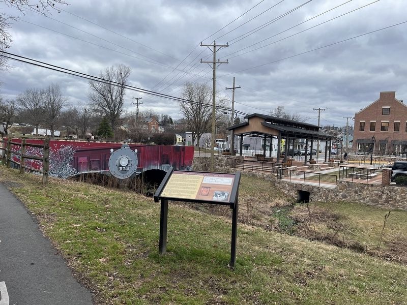 The W&OD Railway and Jim Crow Laws Marker image. Click for full size.