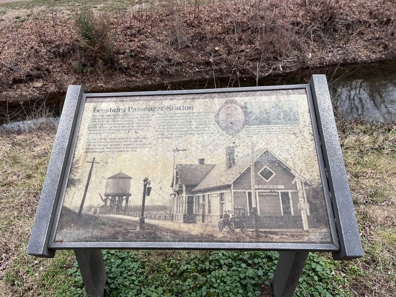 Leesburg Passenger Station Marker. Click for full size. Leesburg Passenger Station Marker image. Click for full size.