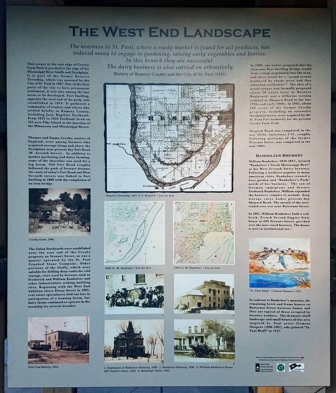 The West End Landscape Marker image. Click for full size.