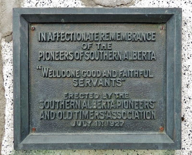 McDougall Memorial (<i>east tablet</i>). Click for full size. McDougall Memorial (<i>east tablet</i>) image. Click for full size.