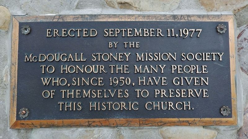 McDougall Memorial (<i>south tablet</i>) image. Click for full size.