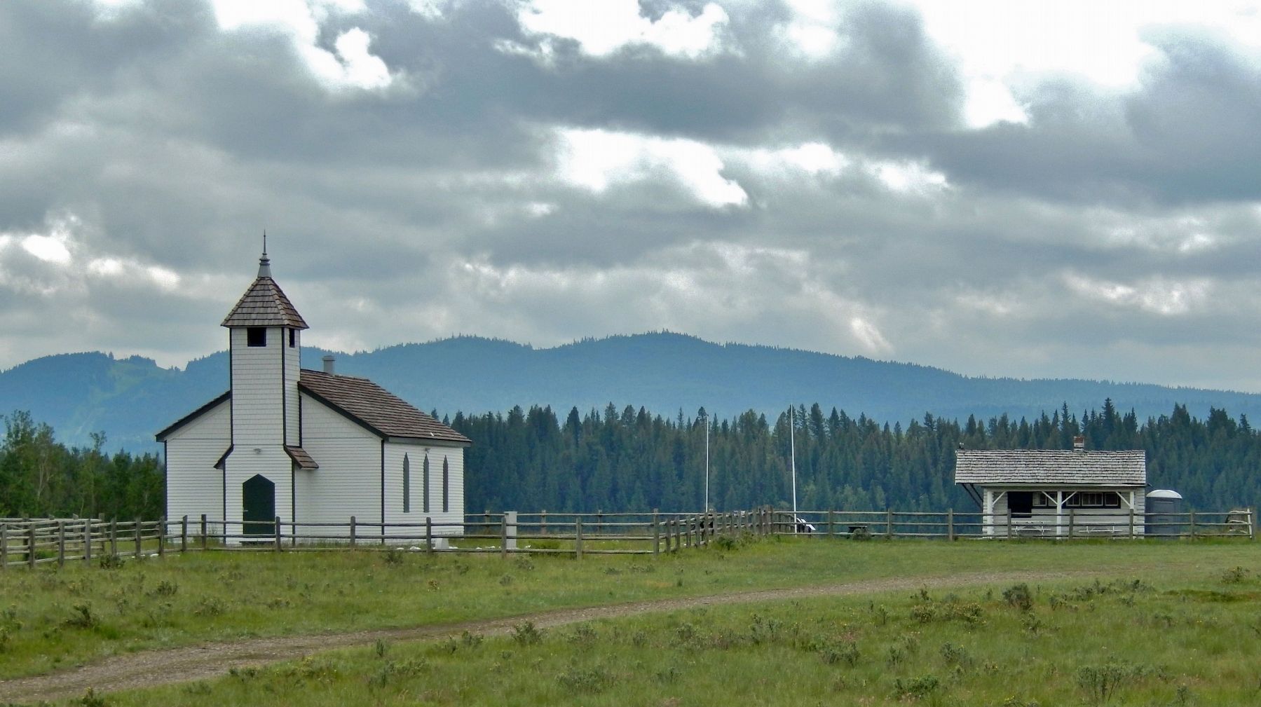 McDougall Stoney Mission Historical Site image. Click for more information.
