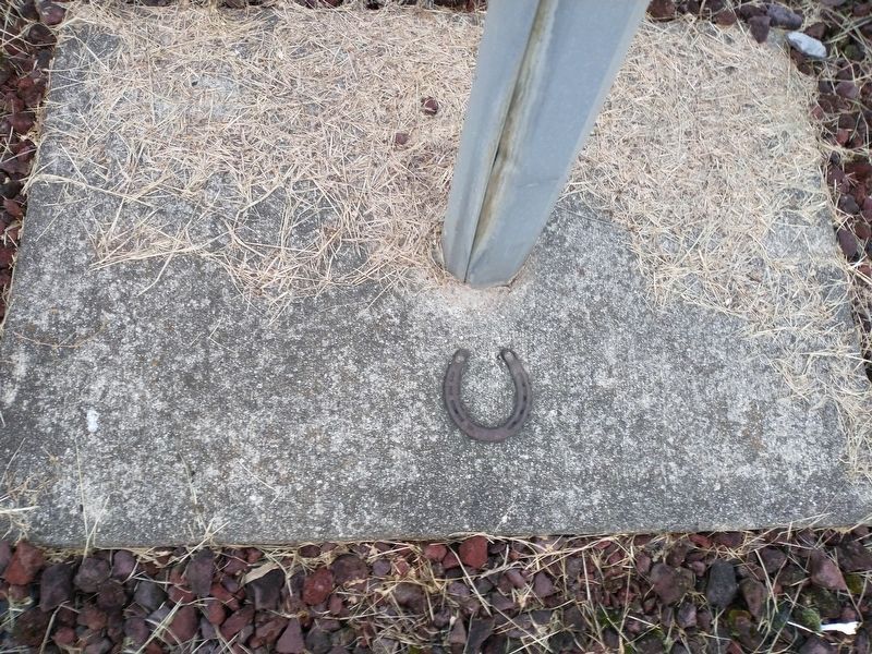 Bentonville Anti-Horse Thief Society Marker. Click for full size. Bentonville Anti-Horse Thief Society Marker image. Click for full size.