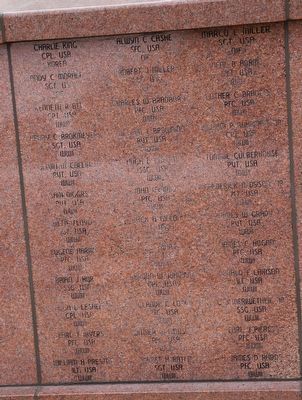 United States Armed Forces Memorial. Click for full size. United States Armed Forces Memorial image. Click for full size.