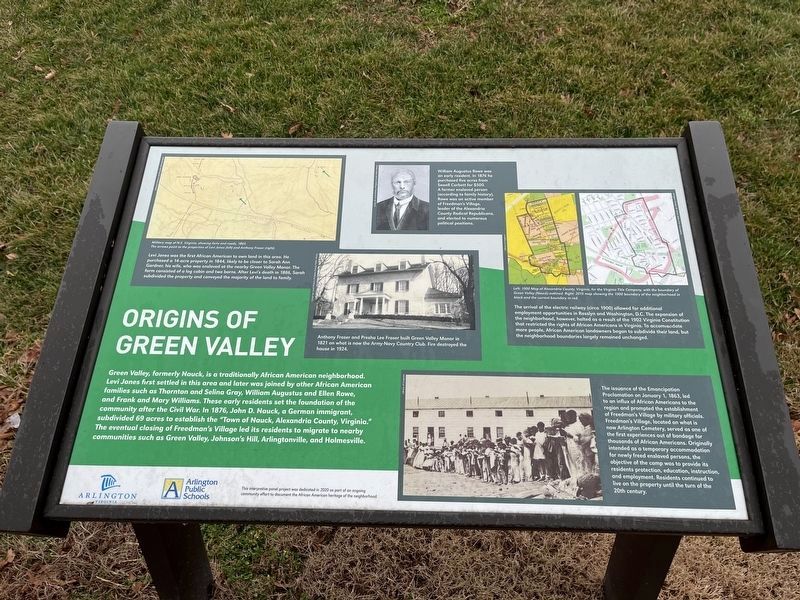 Origins of Green Valley Marker image. Click for full size.