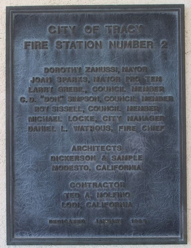 Original Station 2 Dedication Plaque image. Click for full size.