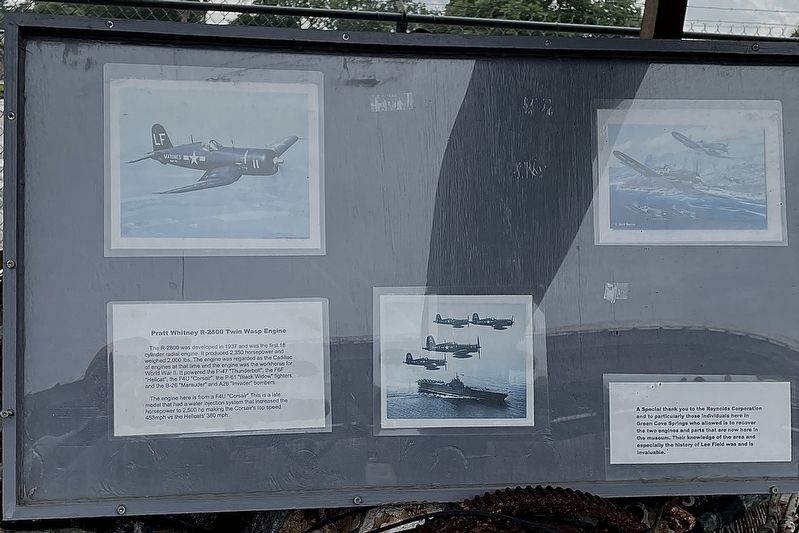 Pratt Whitney R-2800 Twin Wasp Engine Marker image. Click for full size.