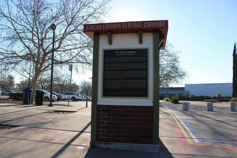 The Pony Express Marker image. Click for full size.