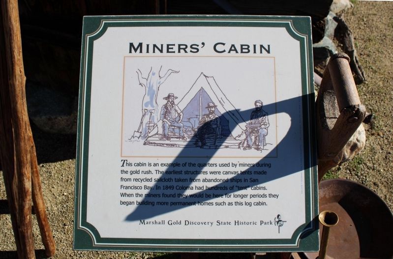 Miner�s Cabin Marker image. Click for full size.