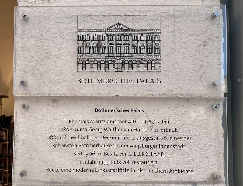 Bothmersches Palais Marker image. Click for full size.