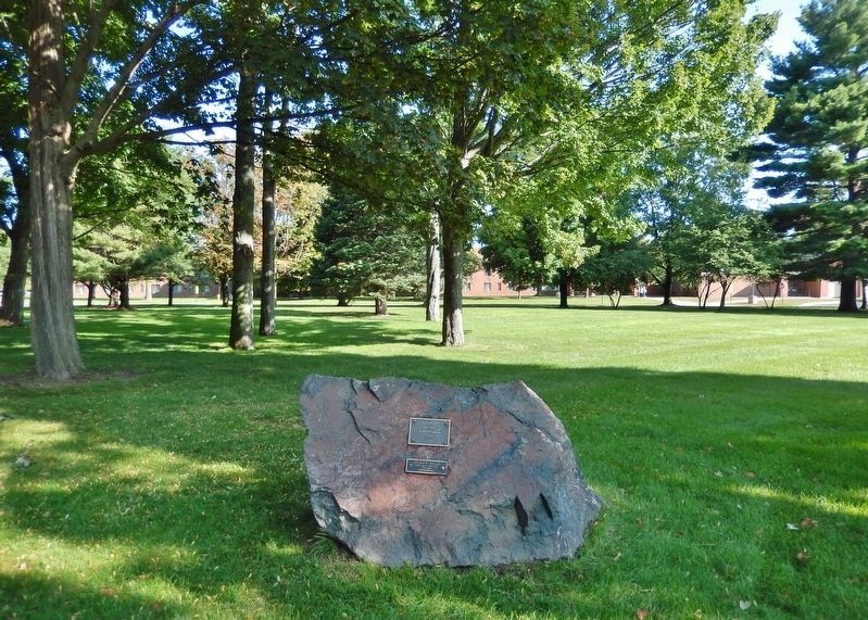 NMU War Veteran's Memorial Rock. Click for full size. NMU War Veteran's Memorial Rock image. Click for full size.