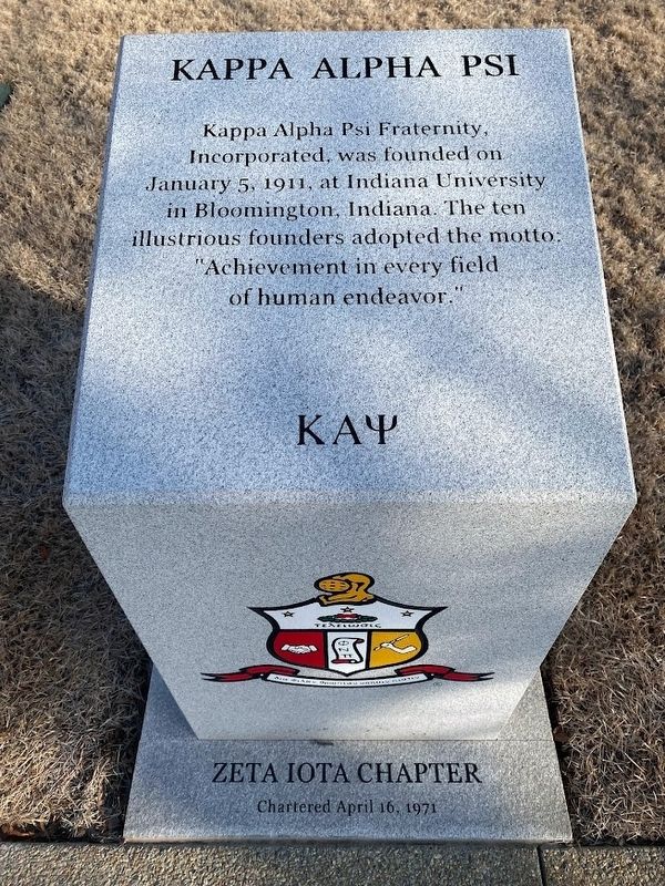 Kappa Alpha Psi Marker image. Click for full size.