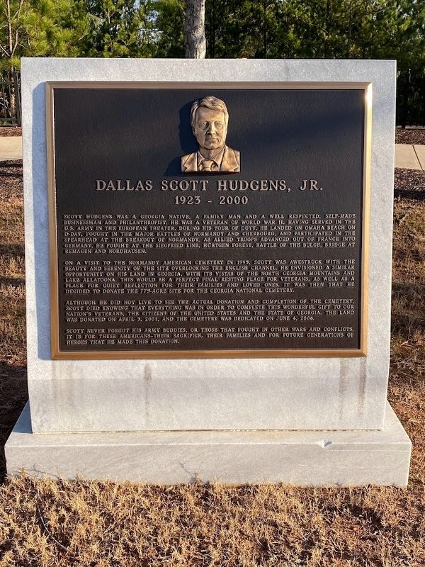 Dallas Scott Hudgens, Jr. Marker image. Click for full size.