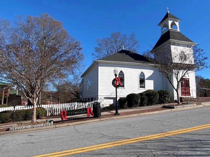Site of Norcross Presbyterian Church Marker image. Click for full size.