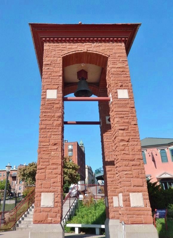 Marquette's Fire Bell & Tower. Click for full size. Marquette's Fire Bell & Tower image. Click for full size.