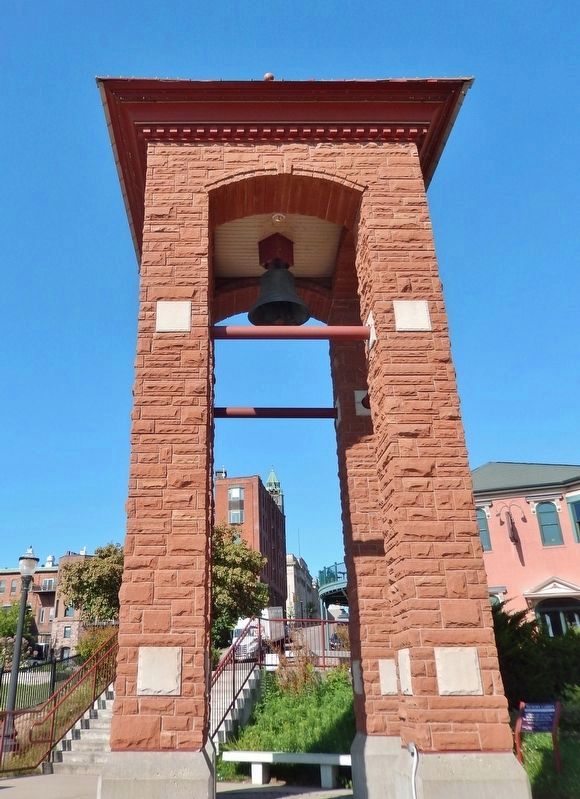 Marquette's Fire Bell & Tower. Click for full size. Marquette's Fire Bell & Tower image. Click for full size.