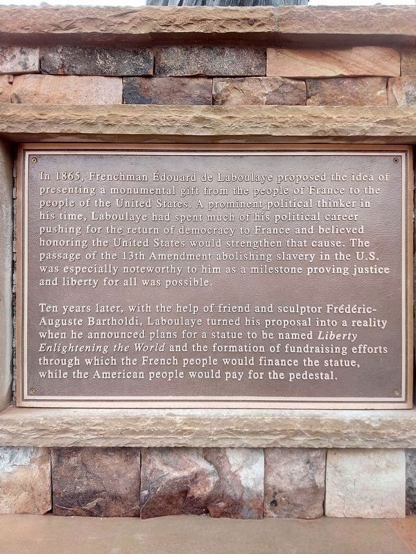 Liberty Enlightening the World Marker. Click for full size. Liberty Enlightening the World Marker image. Click for full size.