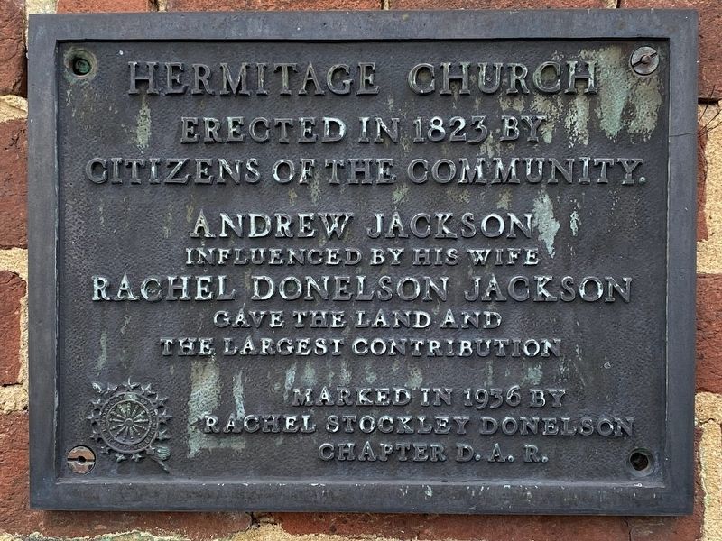 Hermitage Church Marker image. Click for full size.