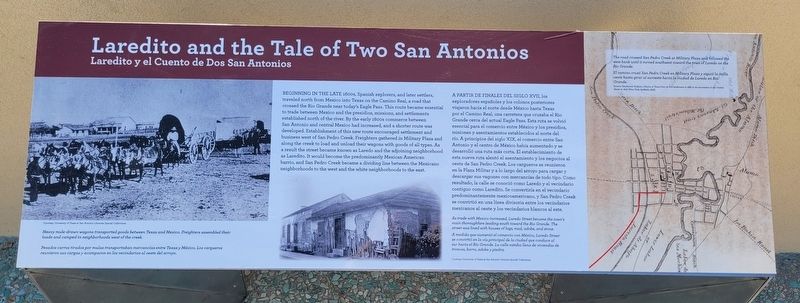 Laredito and the Tale of Two San Antonios Marker image. Click for full size.