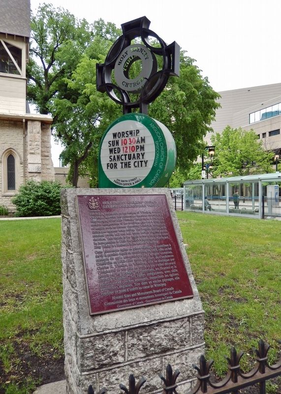 Holy Trinity Anglican Church / L'�glise anglicane Holy Trinity Marker image. Click for full size.