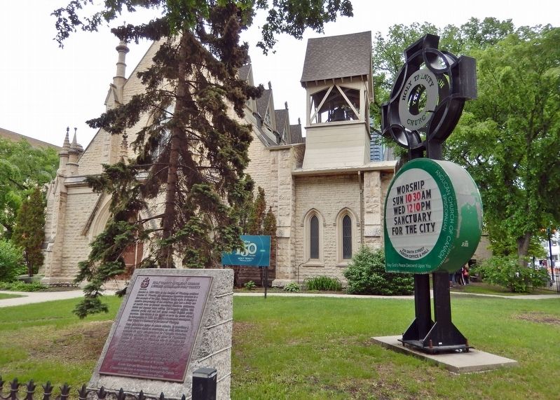 Holy Trinity Anglican Church / L'�glise anglicane Holy Trinity Marker image. Click for full size.