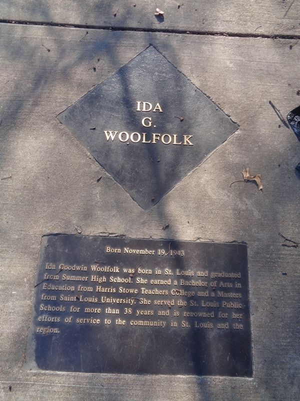 Ida G. Woolfolk Marker image. Click for full size.