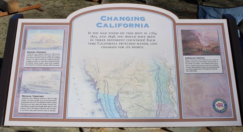 Changing California Marker image. Click for full size.