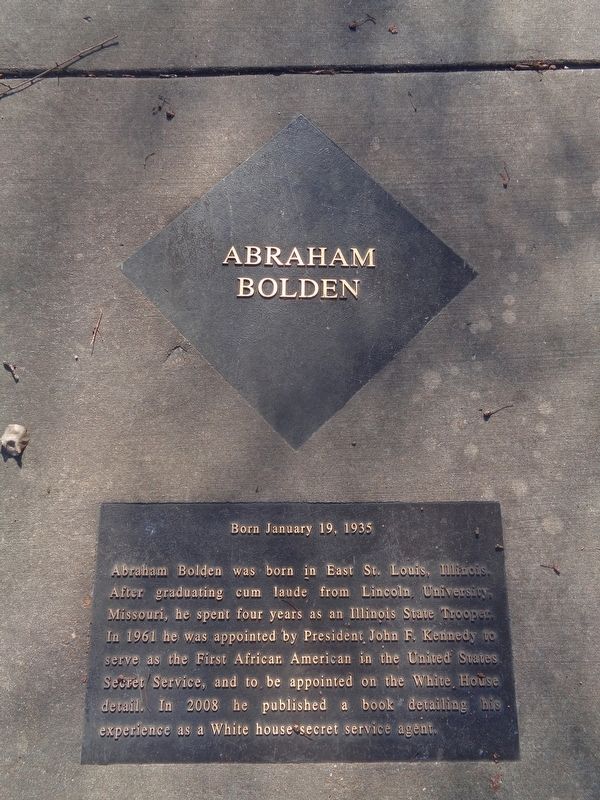Abraham Bolden Marker image. Click for full size.