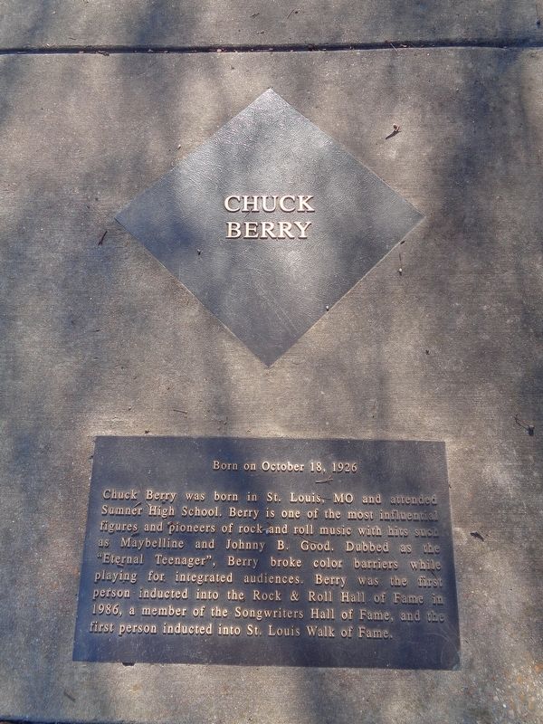 Chuck Berry Marker. Click for full size. Chuck Berry Marker image. Click for full size.