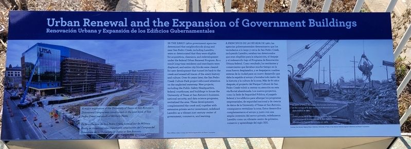 Urban Renewal and the Expansion of Government Buildings Marker image. Click for full size.