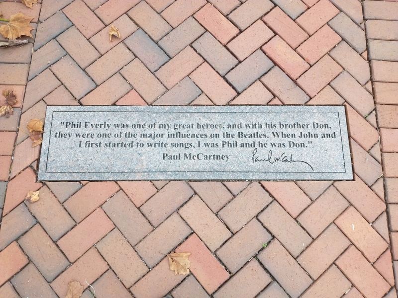 The Everly Brothers Marker. Click for full size. The Everly Brothers Marker image. Click for full size.
