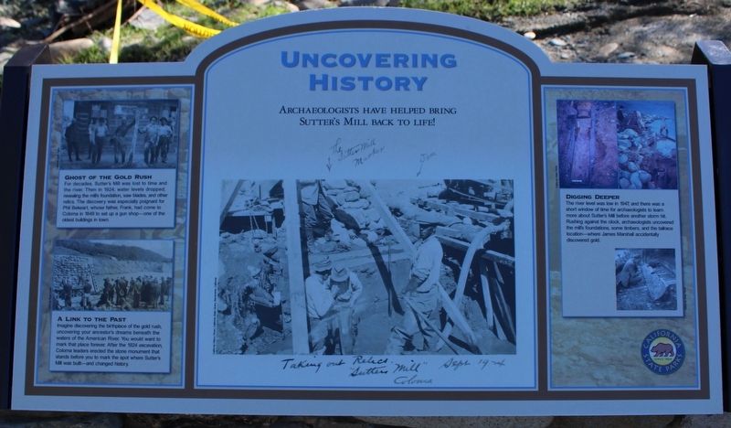 Uncovering History Marker image. Click for full size.