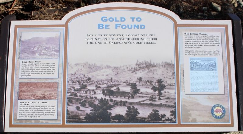 Gold to be Found Marker image. Click for full size.