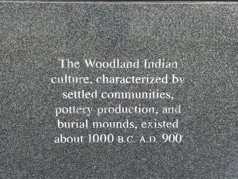 Woodland Indian culture in Tennessee Marker. Click for full size. Woodland Indian culture in Tennessee Marker image. Click for full size.