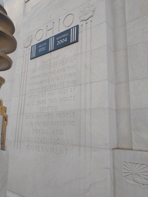 The Supreme Court Of Ohio Marker image. Click for full size.