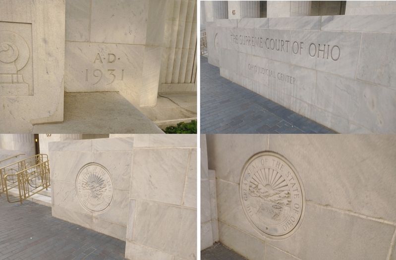The Supreme Court Of Ohio Marker image. Click for full size.
