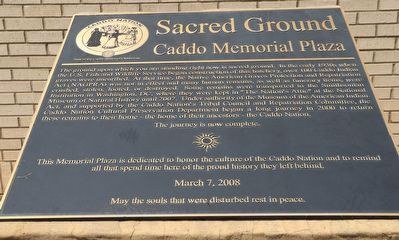 Sacred Ground Marker. Click for full size. Sacred Ground Marker image. Click for full size.